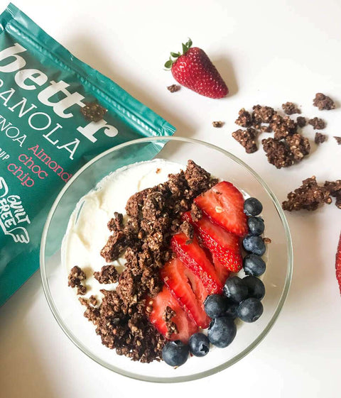 BIO Granola Migdałowo-Czekoladowa z kawałkami czekolady