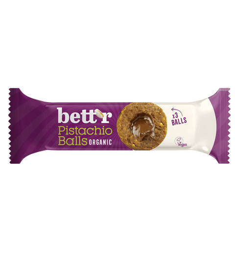 BIO Kulki owocowe z nadzieniem pistacjowym