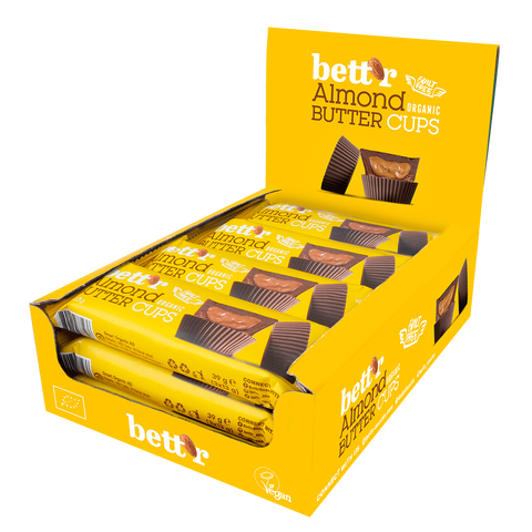 BIO Kubeczki Maślane Orzechowe z Kremem Migdałowym