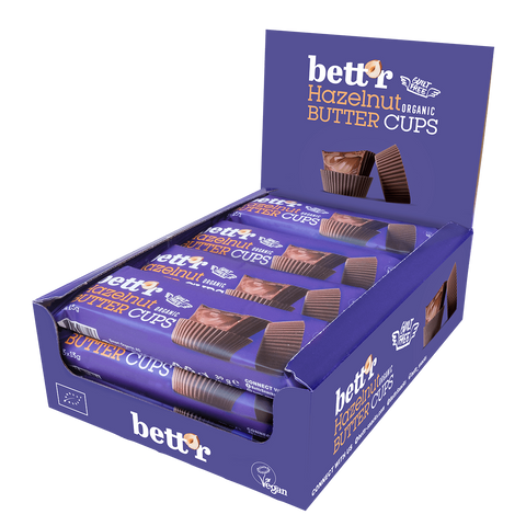 BIO Kubeczki z kremem z orzechów laskowych