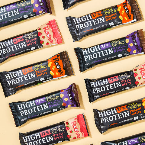 BIO wysokobiałkowy baton w czekoladzie z orzeszkami ziemnymi