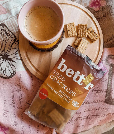 Bio Krakersy pełnoziarniste