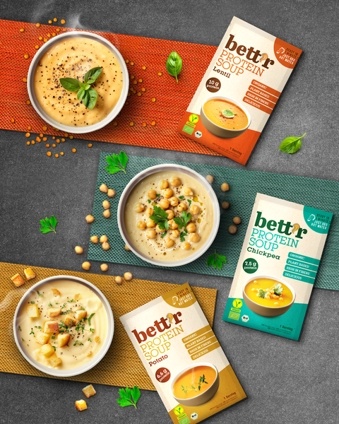 BIO Zupa Wysokobiałkowa Z Ciecierzycą