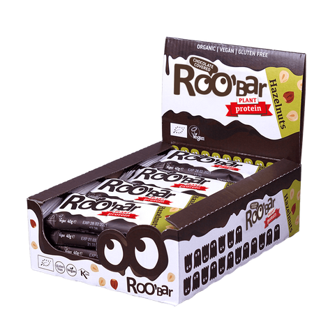 BIO Baton Białkowy z Orzechami Laskowymi w Czekoladzie