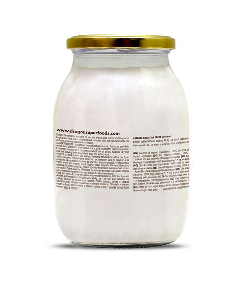 Bio olej kokosowy, nierafinowany (extra virgin)