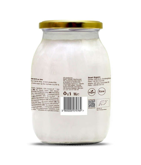 Bio olej kokosowy, nierafinowany (extra virgin)