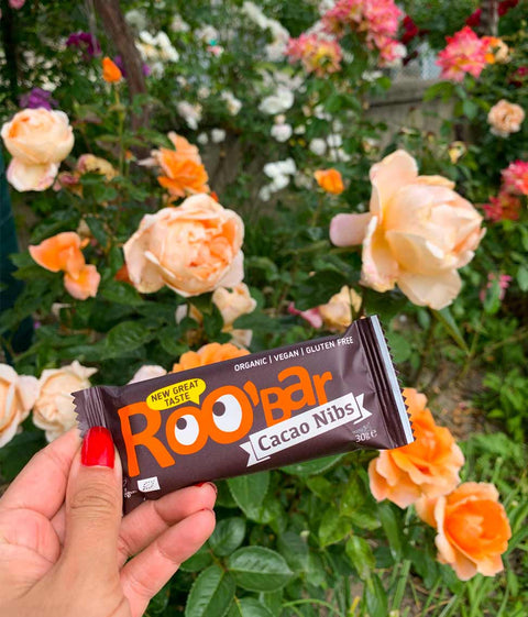 BIO baton z ziarnami kakaowca