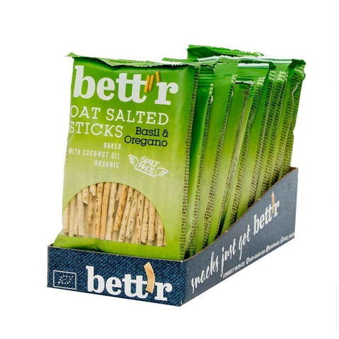 BIO Solone paluszki owsiane z bazylią i oregano