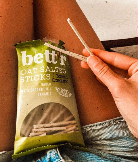 BIO Solone paluszki owsiane z bazylią i oregano