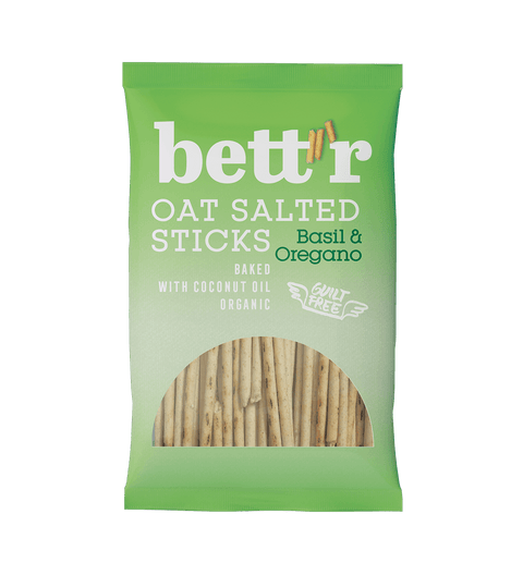 BIO Solone paluszki owsiane z bazylią i oregano