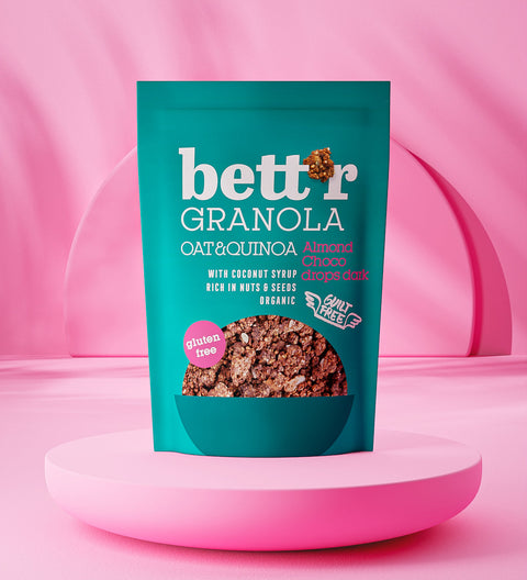BIO Granola Migdałowo-Czekoladowa z kawałkami czekolady