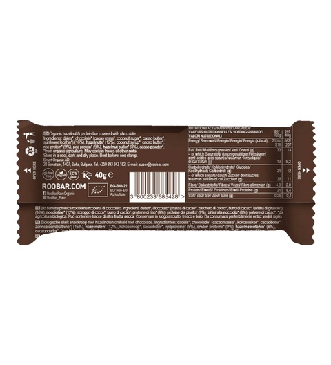 BIO Baton Białkowy z Orzechami Laskowymi w Czekoladzie