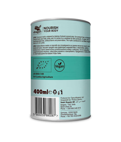 Bio Mleko kokosowe, 6% tłuszczu