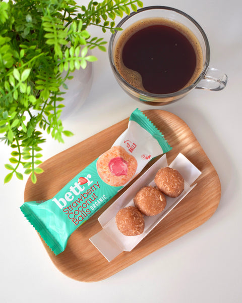 Bio Kulki owocowe z nadzieniem kokosowo-truskawkowym