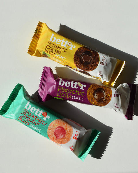 Bio Kulki owocowe z nadzieniem kokosowo-truskawkowym