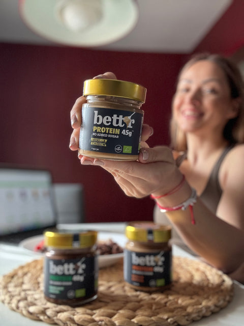 BIO Krem proteinowy z solonymi orzeszkami ziemnymi, bez dodatku cukru