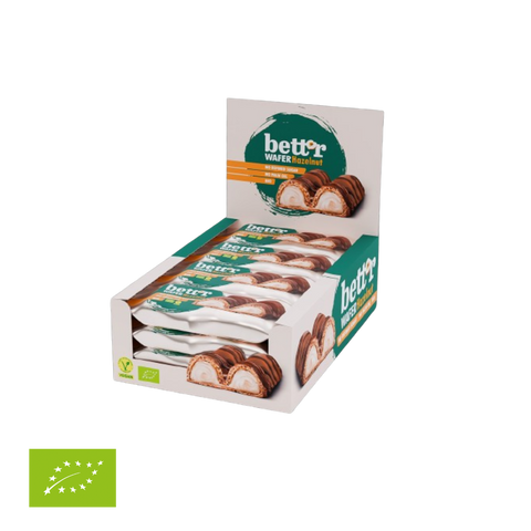 Bio Batonik Waflowy z kremem orzechowym