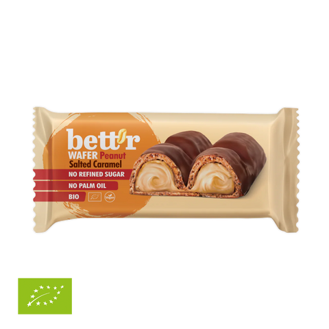 Bio Batonik Waflowy z kremem orzechowym