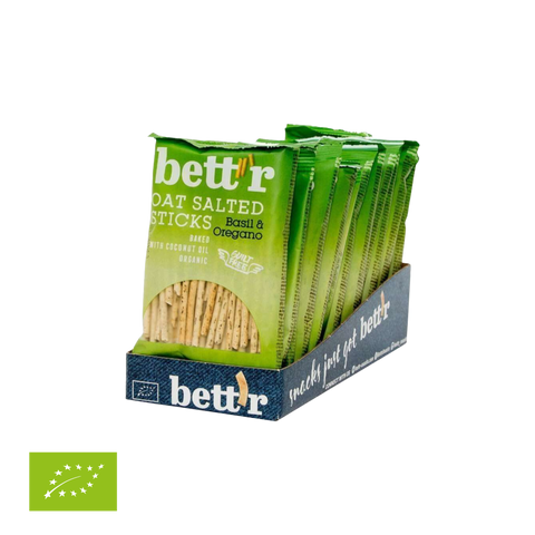 BIO Solone paluszki owsiane z bazylią i oregano