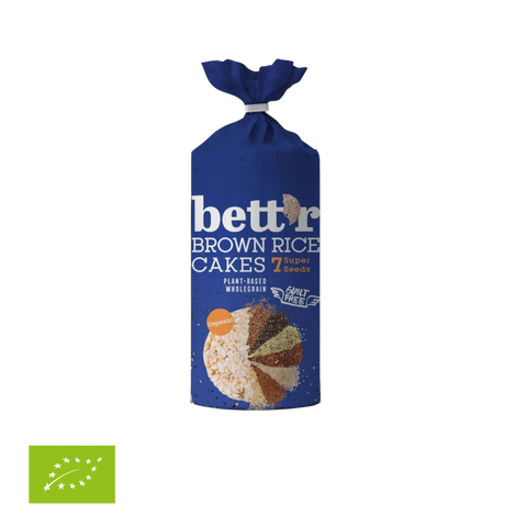 Bio Wafle z Brązowego Ryżu z 7 Super Nasionami