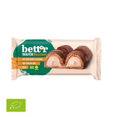 Bio Batonik Waflowy z kremem orzechowym