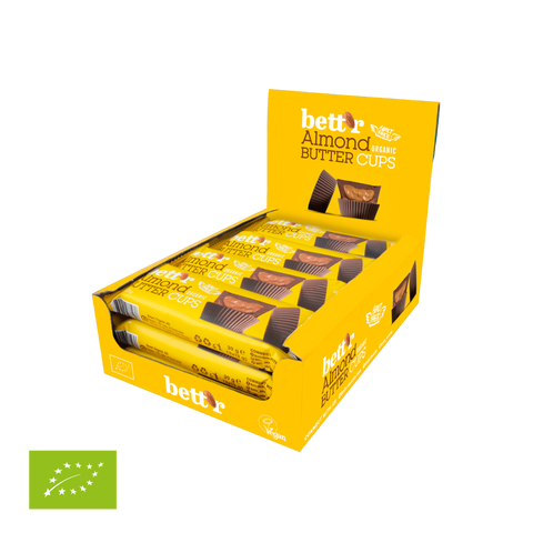 BIO Kubeczki Maślane Orzechowe z Kremem Migdałowym