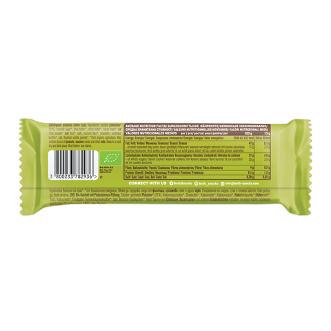 BIO kubeczki z masłem orzechowym i kremem pistacjowym