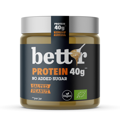 BIO Krem proteinowy z solonymi orzeszkami ziemnymi, bez dodatku cukru