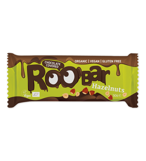 BIO Batonik z orzechami laskowymi w czekoladzie