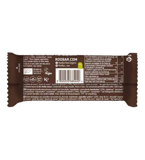 BIO Batonik z orzechami laskowymi w czekoladzie