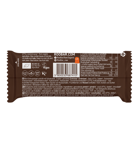 BIO Batonik Orzechowy w Czekoladzie