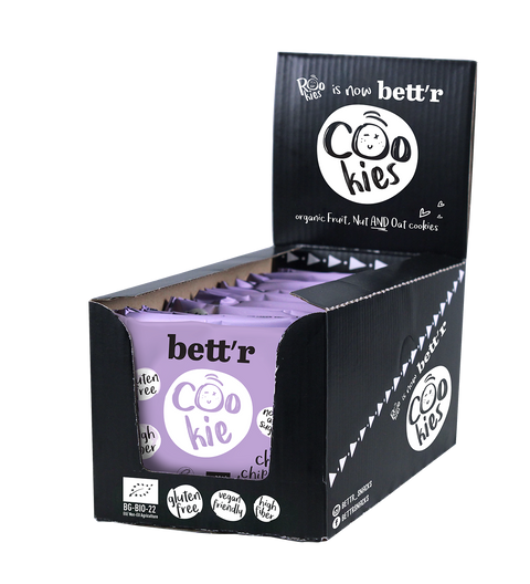 BIO Cookie Choc Chip i Orzech Laskowy
