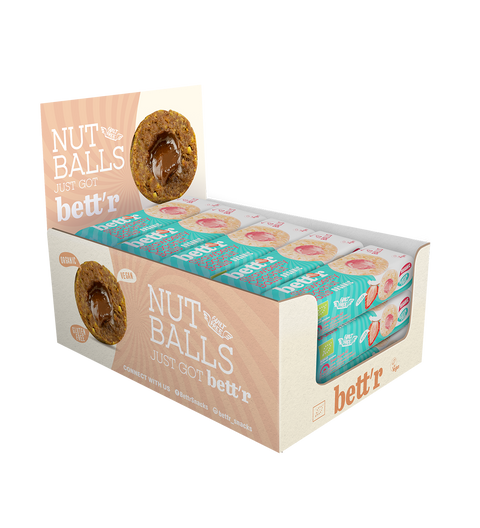 Bio Kulki owocowe z nadzieniem kokosowo-truskawkowym