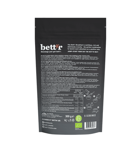 BIO Proteinowa granola z orzeszków ziemnych i kakao