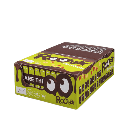 BIO Batonik z orzechami laskowymi w czekoladzie